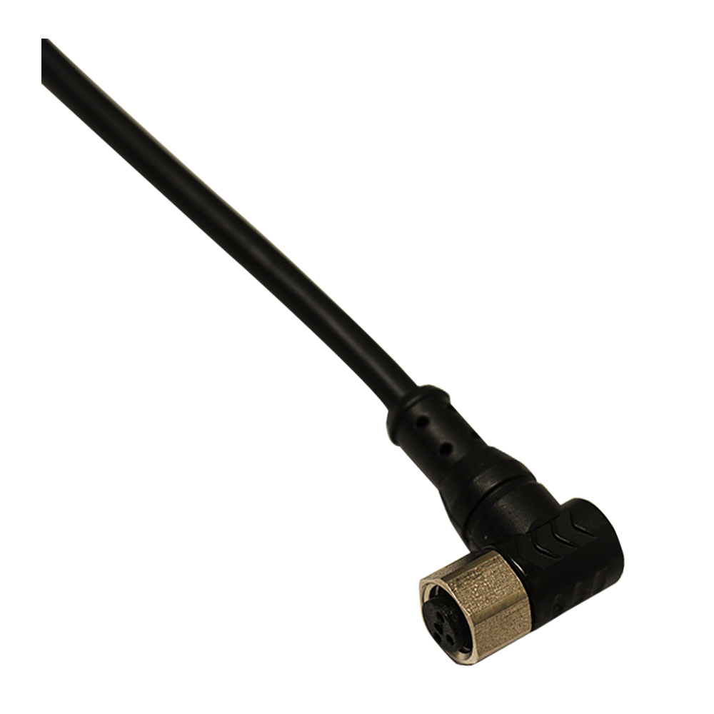 Conn.M8-F,3 poles-2m,PVC,90°