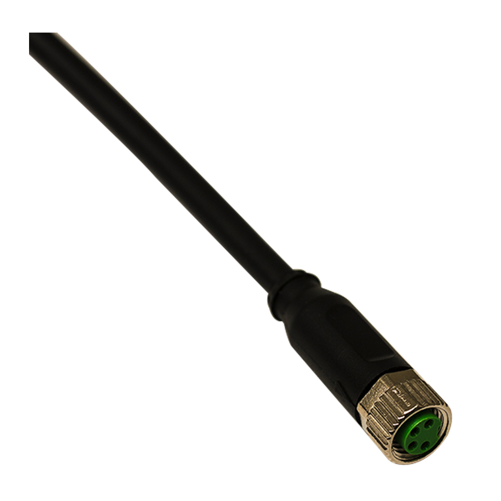Conn.M8-F,4poles-15m,PVC,Axial