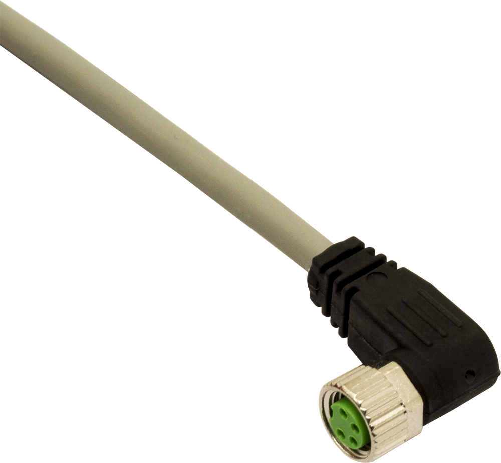 Conn.M8-F,4poles-10m,PUR,Axial