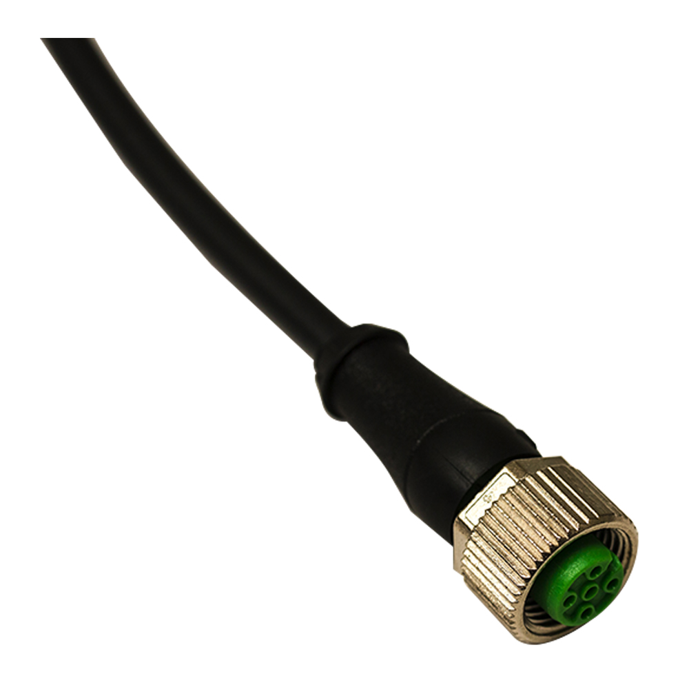 M12-F,5poles-15m,PVC,Axial