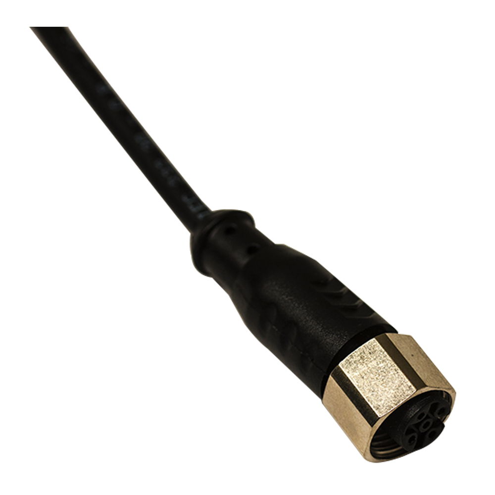 Conn.M12-F,3poles-2m,PVC,Axial