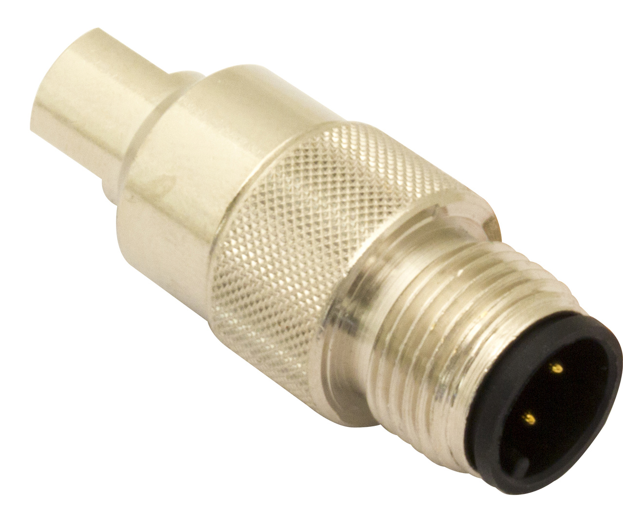 Conn.M12-M-Axial,Terminals,4 p