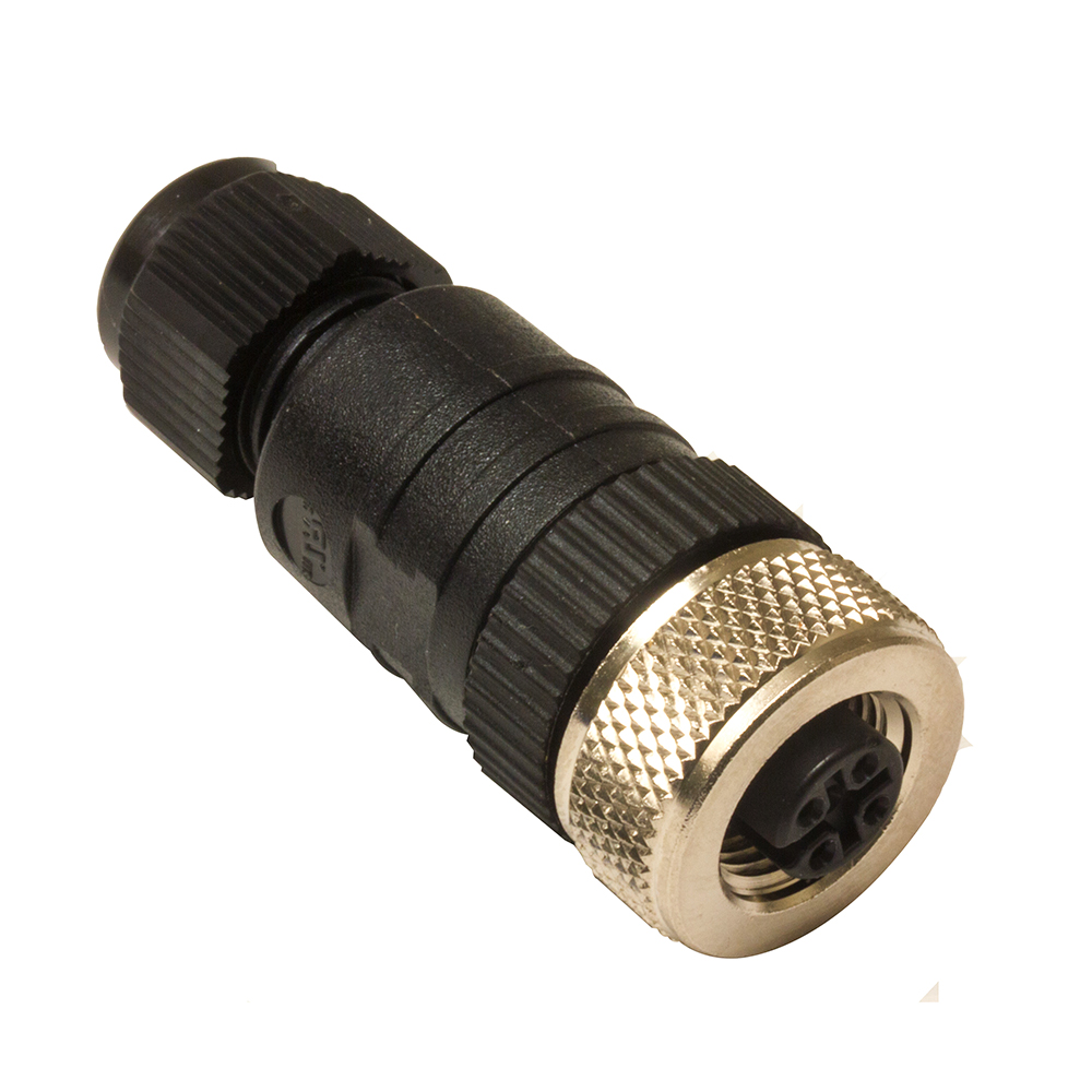 M12-F-Axial,5 p,Field attach.