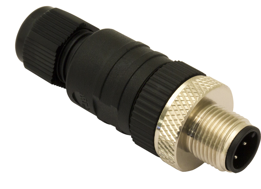 M12-M-Axial,5 p,Field attach.