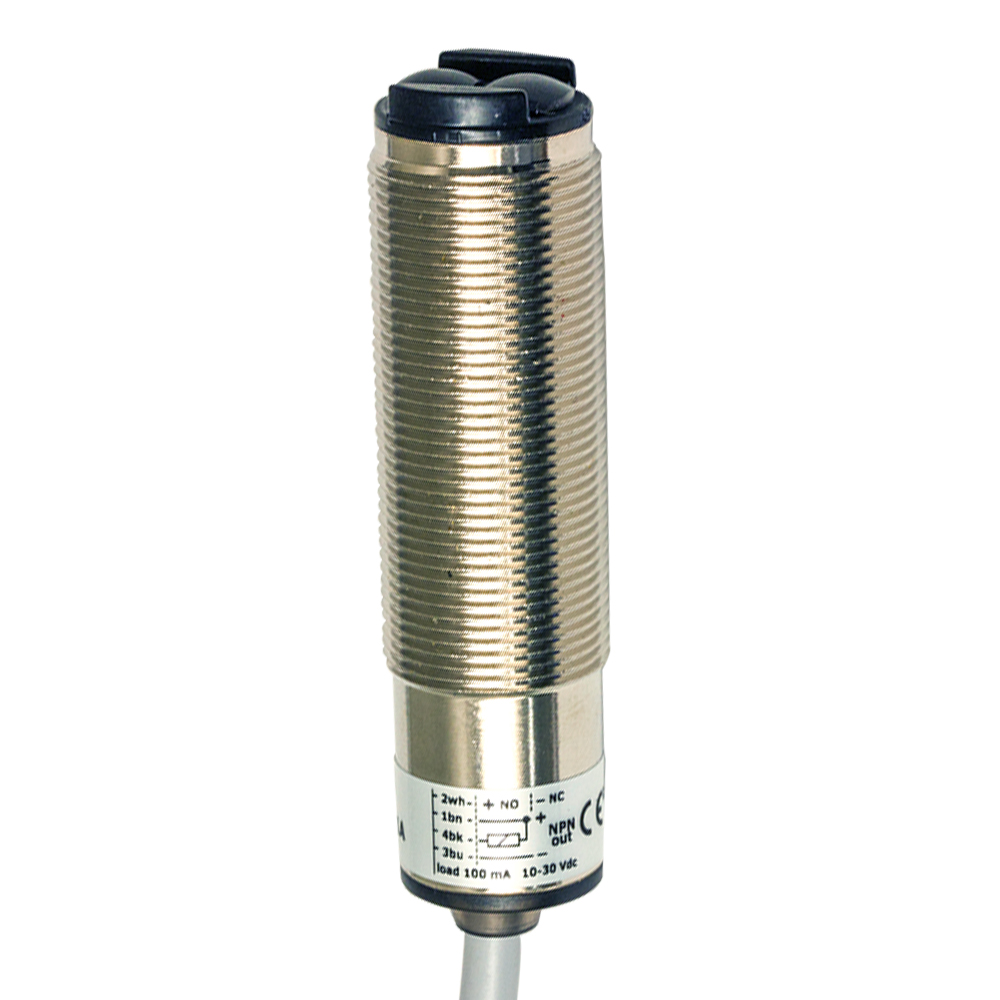 Photo.M18,NPN-NO/NC,Cable,Diff