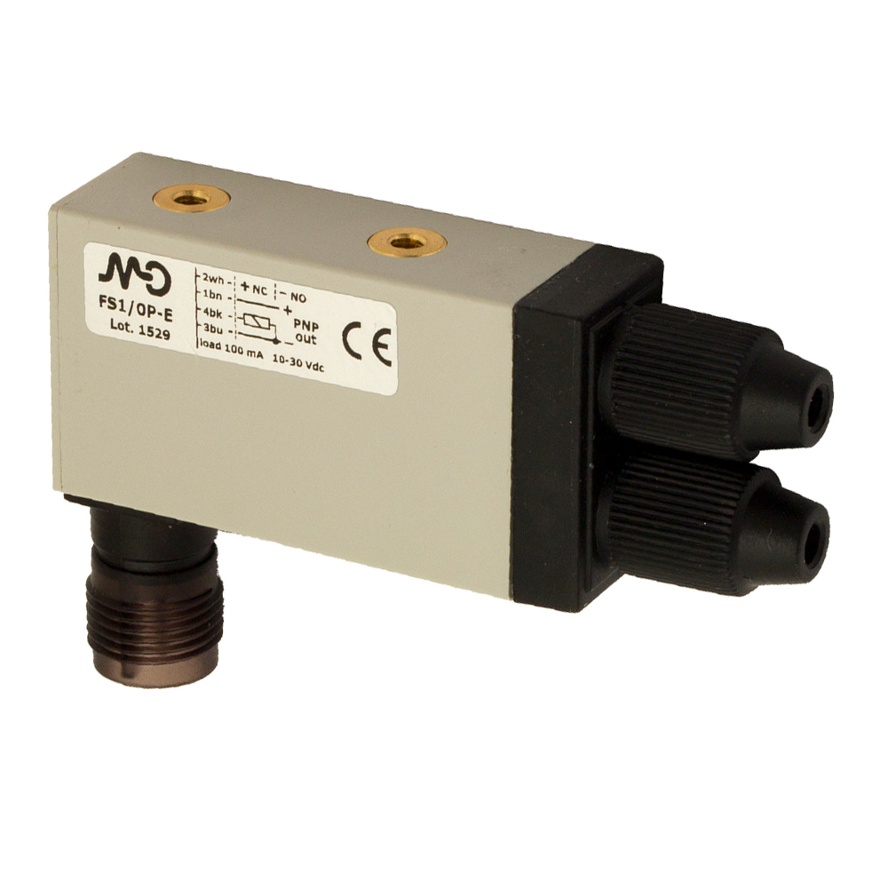 Midi,NPN-NO/NC,M1290°,Fibr amp