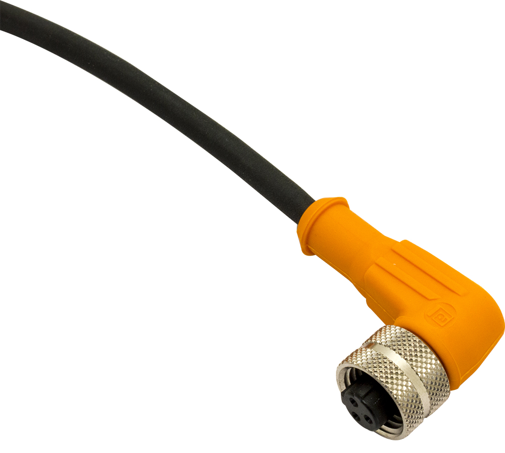 "1/2""-20UNF-F,3pole-AC,PUR,90°"