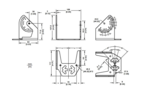 BK-4001 U-SHAPE BRACKET (5 PCS.)