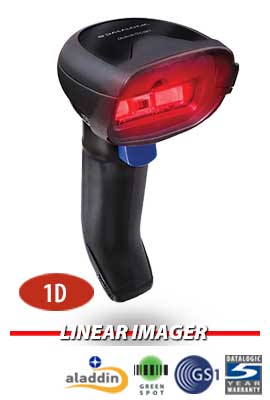 QUICKSCAN D2220, 1D, USB KIT, BLK