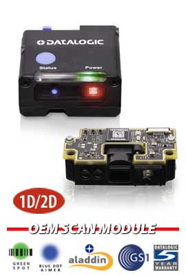 GFS4520, 2D MPX,WHT ILL,BLK,5V,USB CONN.