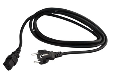 PWR CORD, 3-PIN IEC C13, EU